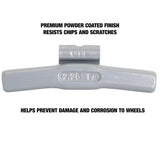 OEMTOOLS 23303 2.25 Oz. LH Style Steel Wheel Weight - 1 Box of 25 Additional Image 3