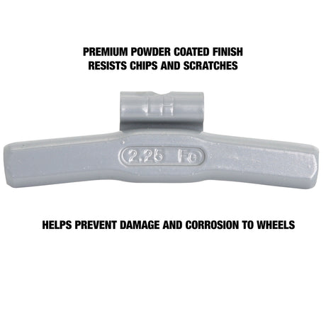 OEMTOOLS 23303 2.25 Oz. LH Style Steel Wheel Weight - 1 Box of 25 Additional Image 3