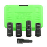 OEMTOOLS 25555 5 Piece 1/2in. Drive Flip Lug Nut Socket Set Additional Image 5