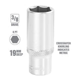 OEMTOOLS 22333 19 mm 3/8 Inch Drive Deep Socket Additional Image 1