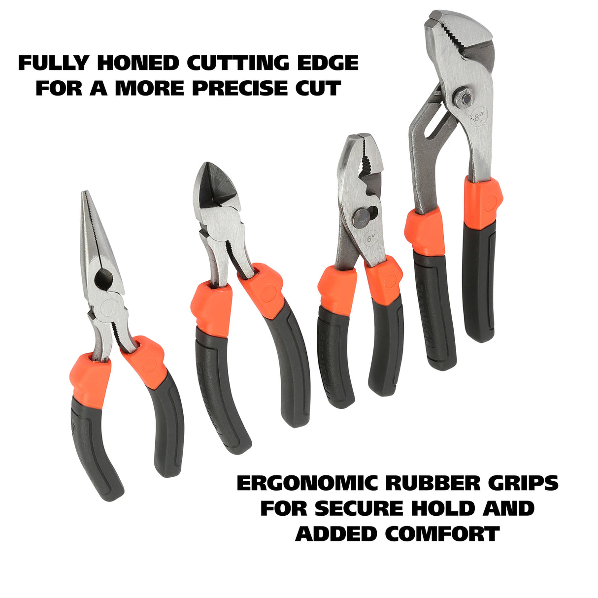 GreatNeck 92048 Pliers Set (4-Piece) Additional Image 3