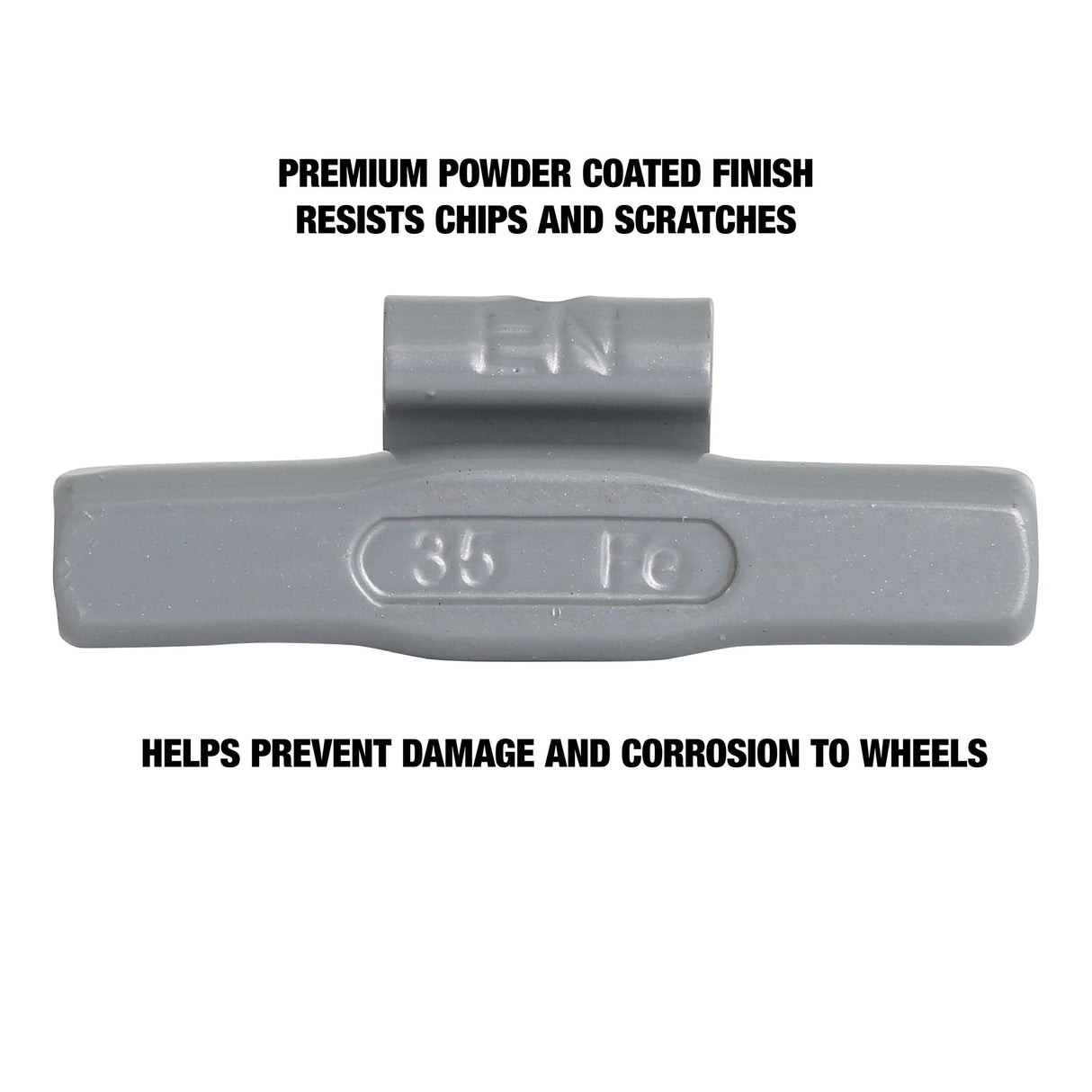 OEMTOOLS 23282 35 gm. EN Style Steel Wheel Weight - 1 Box of 25 Additional Image 3