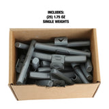 OEMTOOLS 23249 1.75 Oz. AL Style Steel Wheel Weight - 1 Box of 25 Additional Image 4