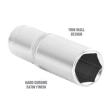 OEMTOOLS 22423 1/2 Inch Drive 6 Pt. Deep Wall Socket (11/16 Inch) Additional Image 2