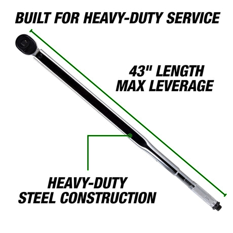 OEMTOOLS 25688 3/4in. Drive Click Torque Wrench (100-600 Ft/Lb; 135.5-813.5Nm) Additional Image 4