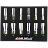 OEMTOOLS 23981 12 Piece 3/8in. Deep Socket Set (Metric) Additional Image 5