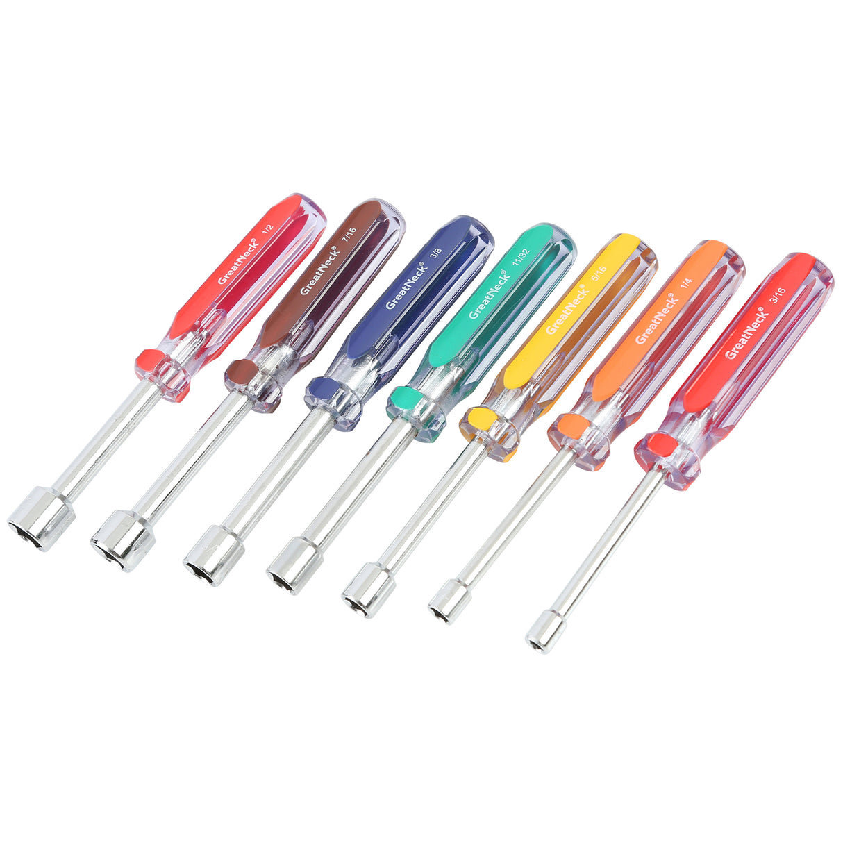 GreatNeck ND72 Professional Nut Driver Set (7 Piece SAE) Main Image
