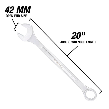 OEMTOOLS 22135 42 mm Jumbo Combination Wrench Additional Image 2