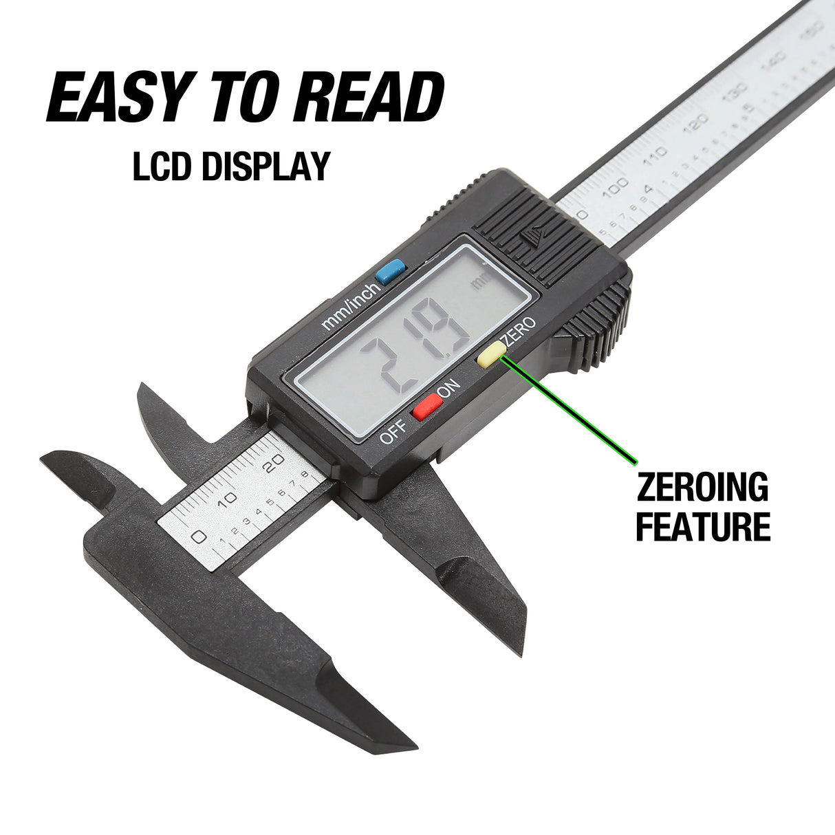 OEMTOOLS 24680 6in. Digital Caliper Additional Image 2