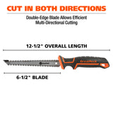 GreatNeck 74031 Double Edge Jab Saw and Sheath Additional Image 4