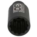 OEMTOOLS 24714 1/2in. Drive 12 Pt. Axle Nut Socket (30 mm) Additional Image 3