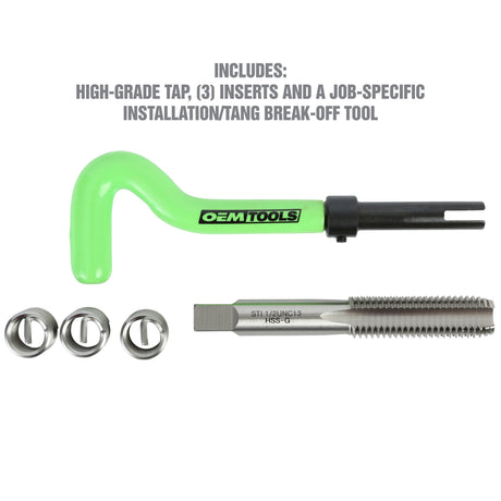 OEMTOOLS 25610 Thread Repair Kit - UNC 1/2in. - 13 Additional Image 1