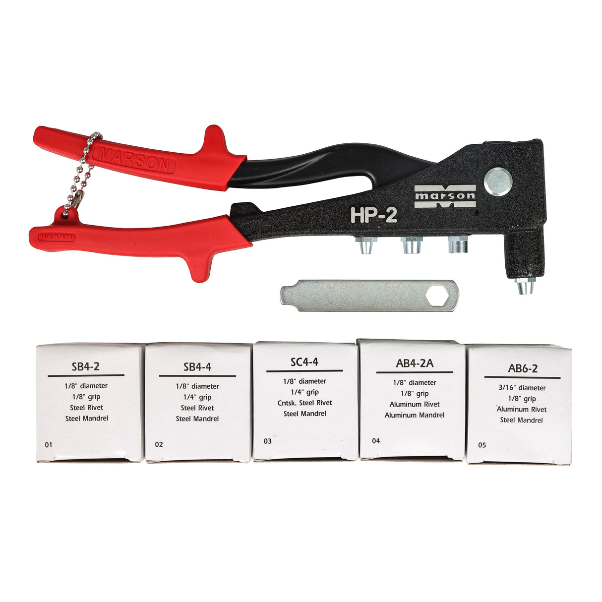 Marson 393001KIT Rivet Tool Kit Additional Image 1
