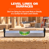 GreatNeck 75168 Aluminum Line Level (2.75 Inch) Additional Image 5