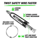 OEMTOOLS 22663 6 and 9 Inch Reversible Wire Twister Pliers with Wire Additional Image 1