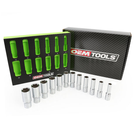 OEMTOOLS 23981 12 Piece 3/8in. Deep Socket Set (Metric) Additional Image 8