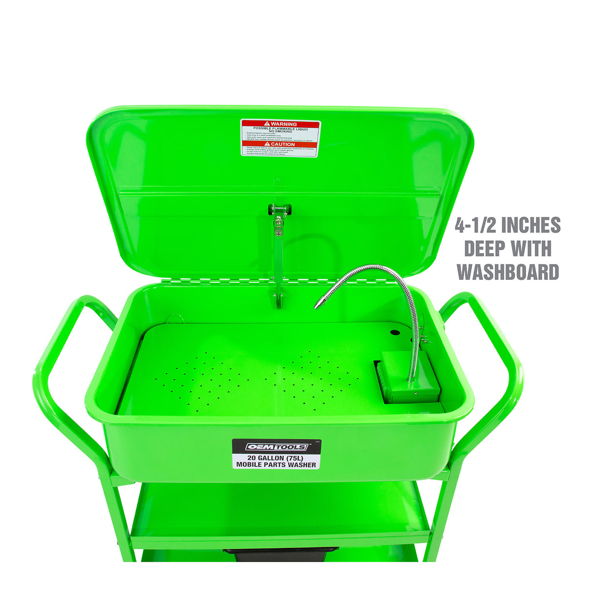 OEMTOOLS 24805 20 Gallon Mobile Parts Washer Additional Image 3