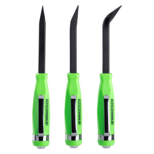 OEMTOOLS 24160 1/4in. Mini Pry Bar with Strike Cap and Pocket Clip Main Image