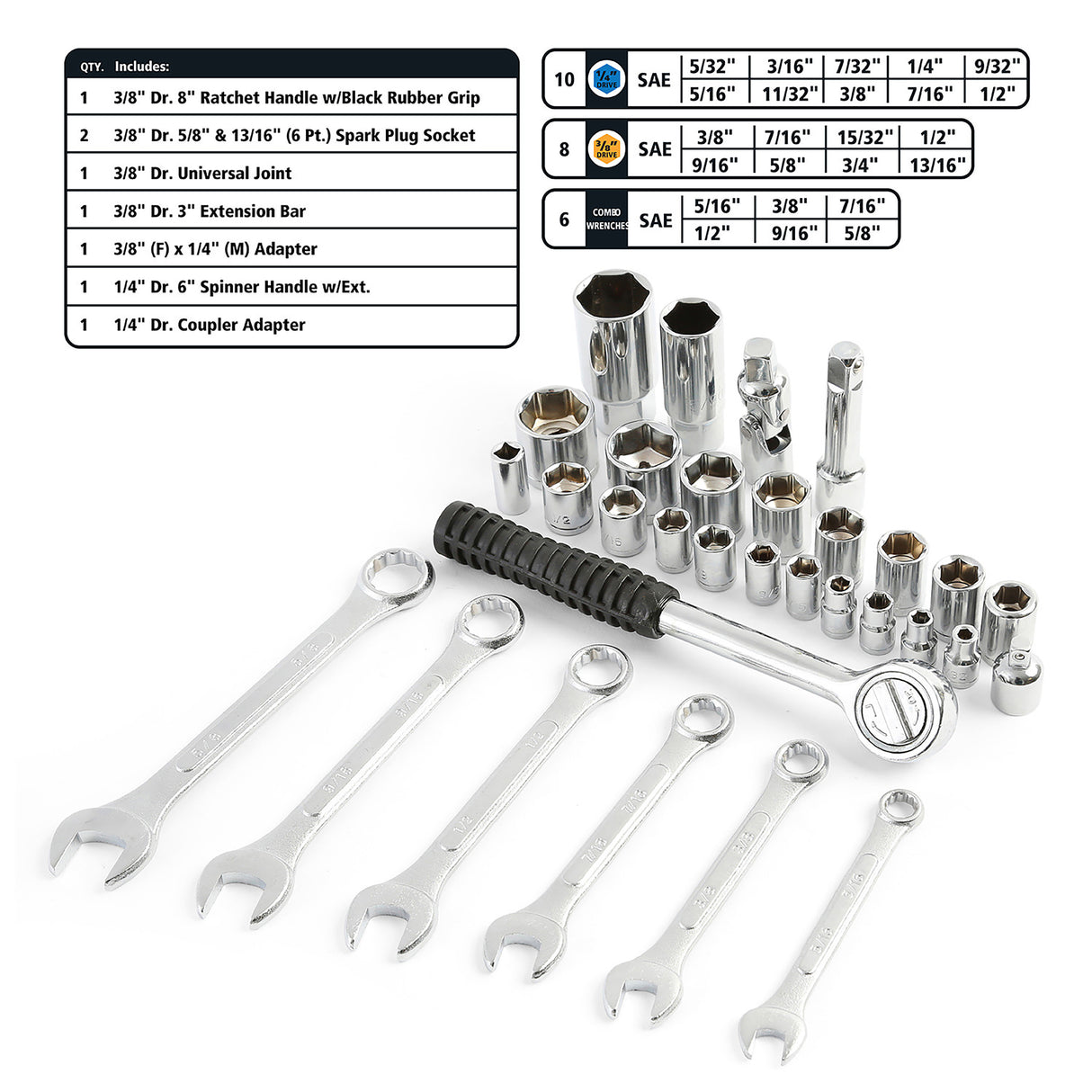 GreatNeck MS125 125 Pc Mariner's Tool Set Additional Image 6