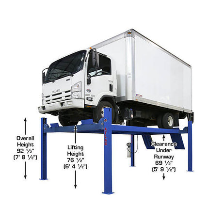 Atlas Equipment Platinum PVL14 14,000 Lb. 4-Post Lift Additional Image 2
