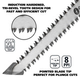 GreatNeck 74031 Double Edge Jab Saw and Sheath Additional Image 3
