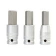 OEMTOOLS 25417 1/2 Inch Metric Drive Hex Bit Set Main Image