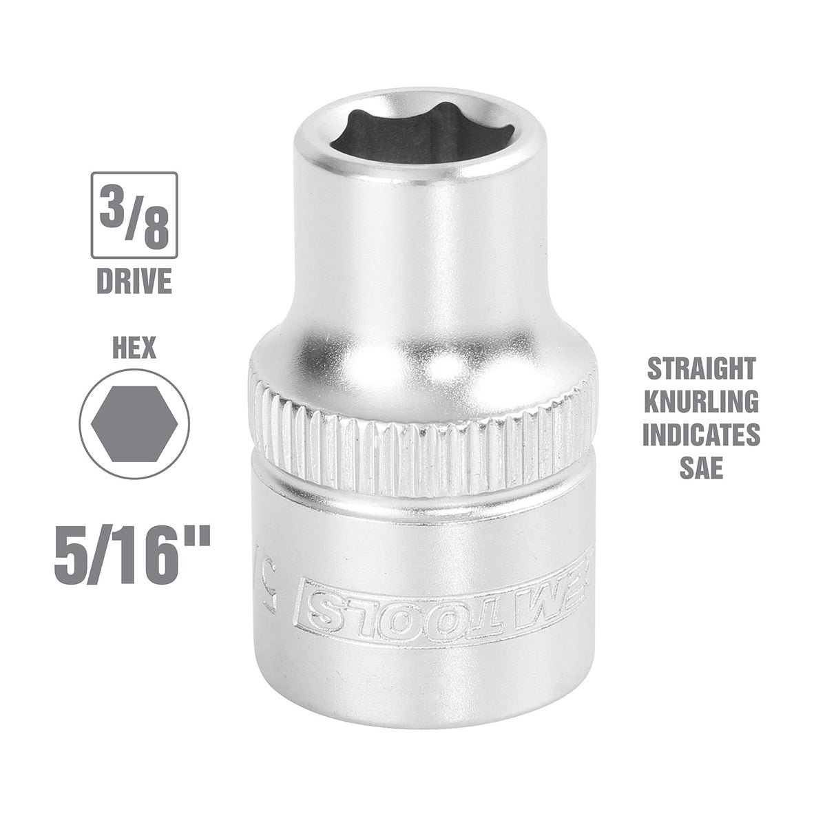OEMTOOLS 22302 5/16 Inch SAE Socket Additional Image 1