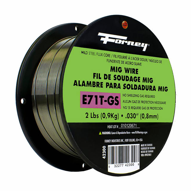 Forney Industries 42300 E71T-GS Flux-Core Welding Wire .030in 2 Lb. Main Image