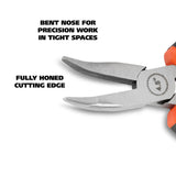 GreatNeck HBN4C Bent Nose Hobby Pliers (4-1/2 Inch) Additional Image 3