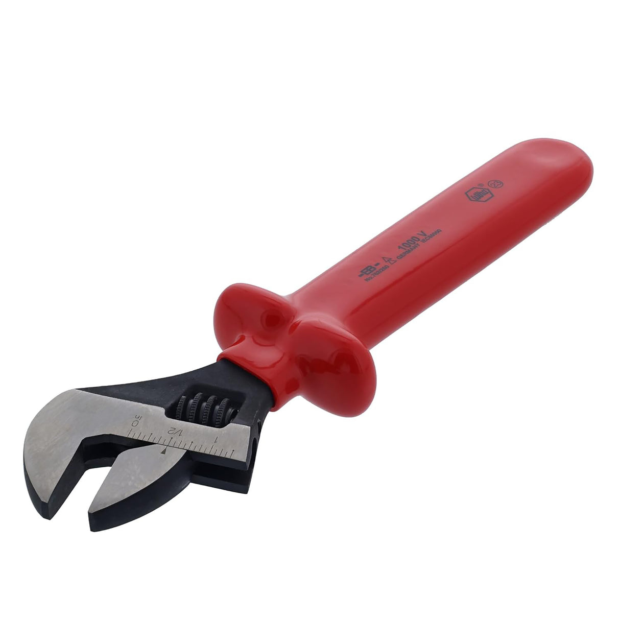 Wiha Tools 76212 12in. Insulated Adjustable Wrench Additional Image 1
