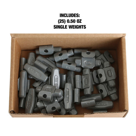 OEMTOOLS 23223 0.50 Oz. P Style Steel Wheel Weight - 1 Box of 25 Additional Image 4