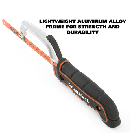 GreatNeck 74009 10-Inch Close-Quarter Hacksaw Additional Image 4