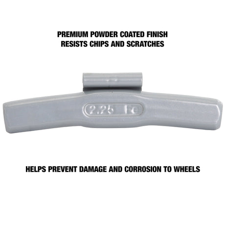 OEMTOOLS 23235 2.25 Oz. P Style Steel Wheel Weight - 1 Box of 25 Additional Image 3
