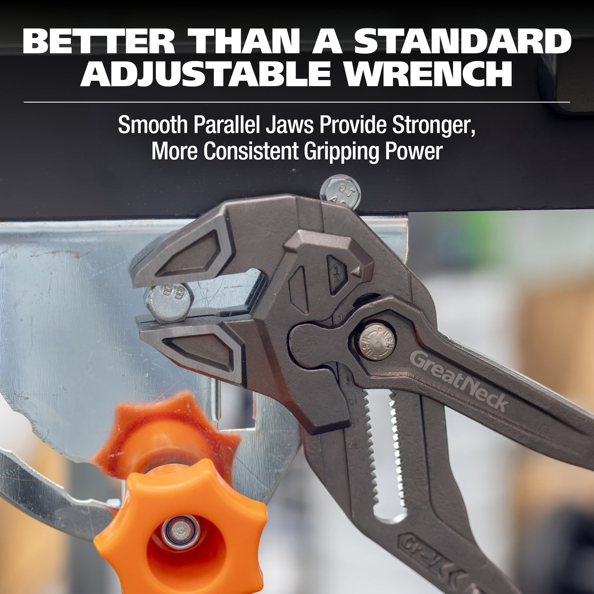 GreatNeck 68401 12in. Pliers Wrench Additional Image 8