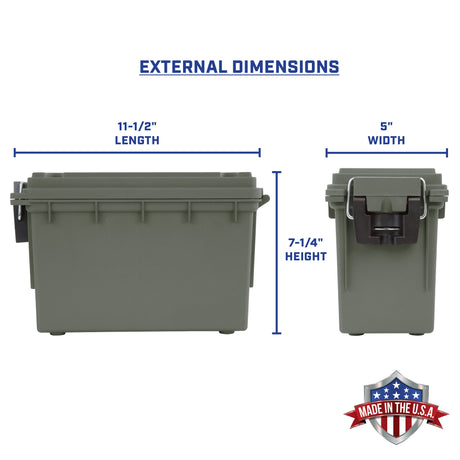 Sheffield 12791 2 PK Standard  Field Boxes, Olive Green Additional Image 1