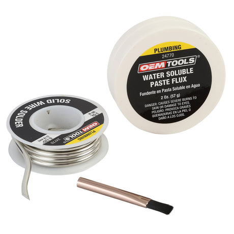 OEMTOOLS 24770 Plumbing Solder and Flux Kit Main Image