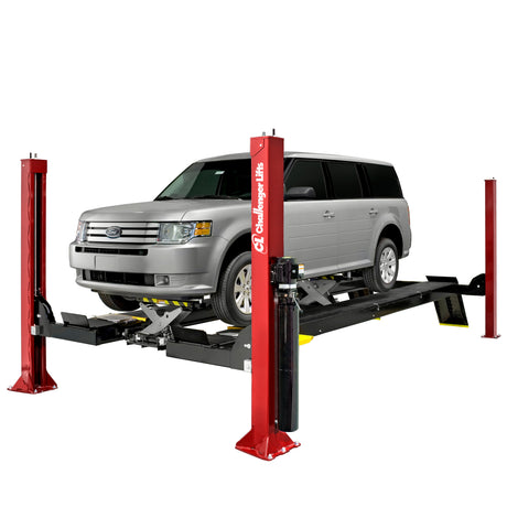 Challenger Lifts AR4115EAO 15,000 Lbs. 4-Post Open Front Alignment Lift Package Main Image
