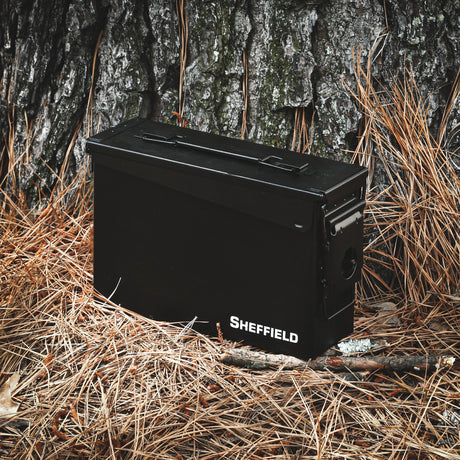 Sheffield 12641 Military Style .30-Cal Ammo Can - Black Additional Image 7