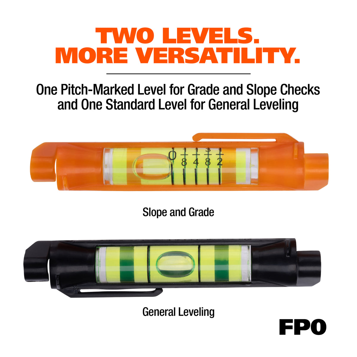 GreatNeck 75167 Line Level (3in.) 2-Piece Set Additional Image 1