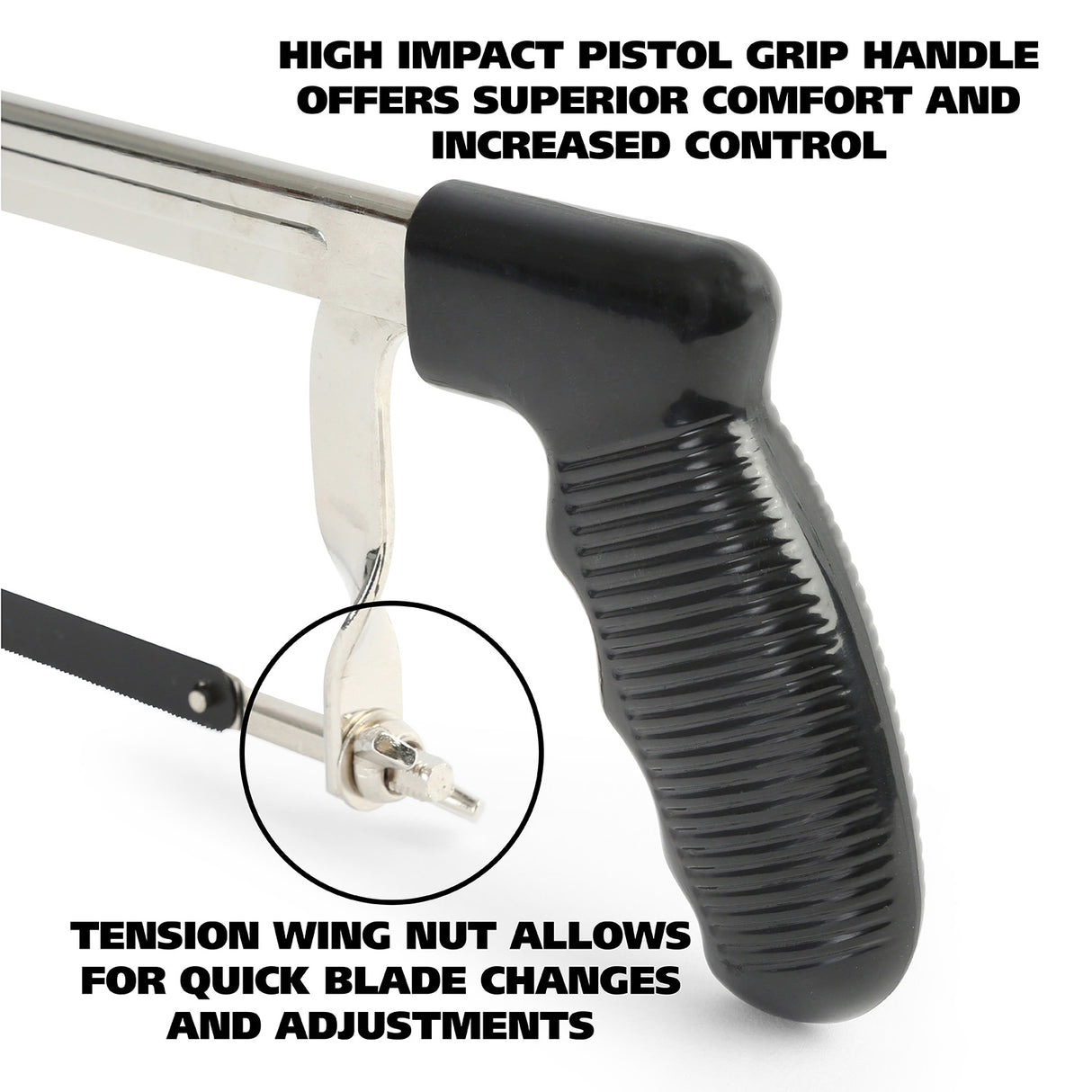 GreatNeck 50 Hacksaw Frame (12in.) Additional Image 3