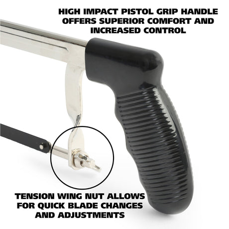 GreatNeck 50 Hacksaw Frame (12in.) Additional Image 3