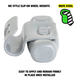 OEMTOOLS 23220 0.75 Oz. MC Style Steel Wheel Weight - 1 Box of 25 Additional Image 2