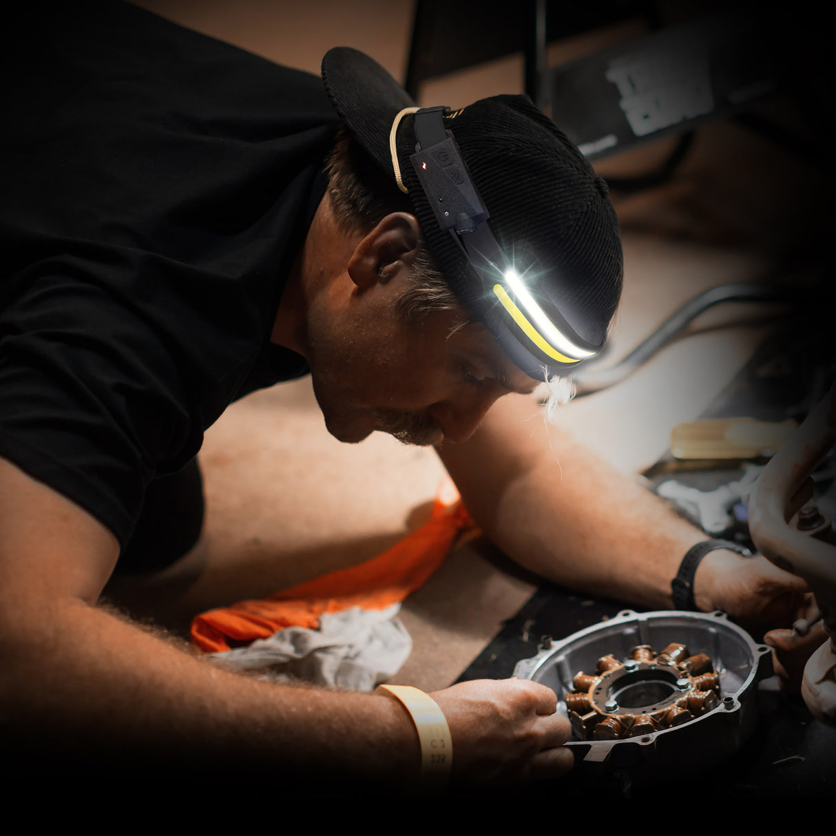 SP Tools SP81463 Ultra-Bright Double Strip Headlamp Additional Image 2