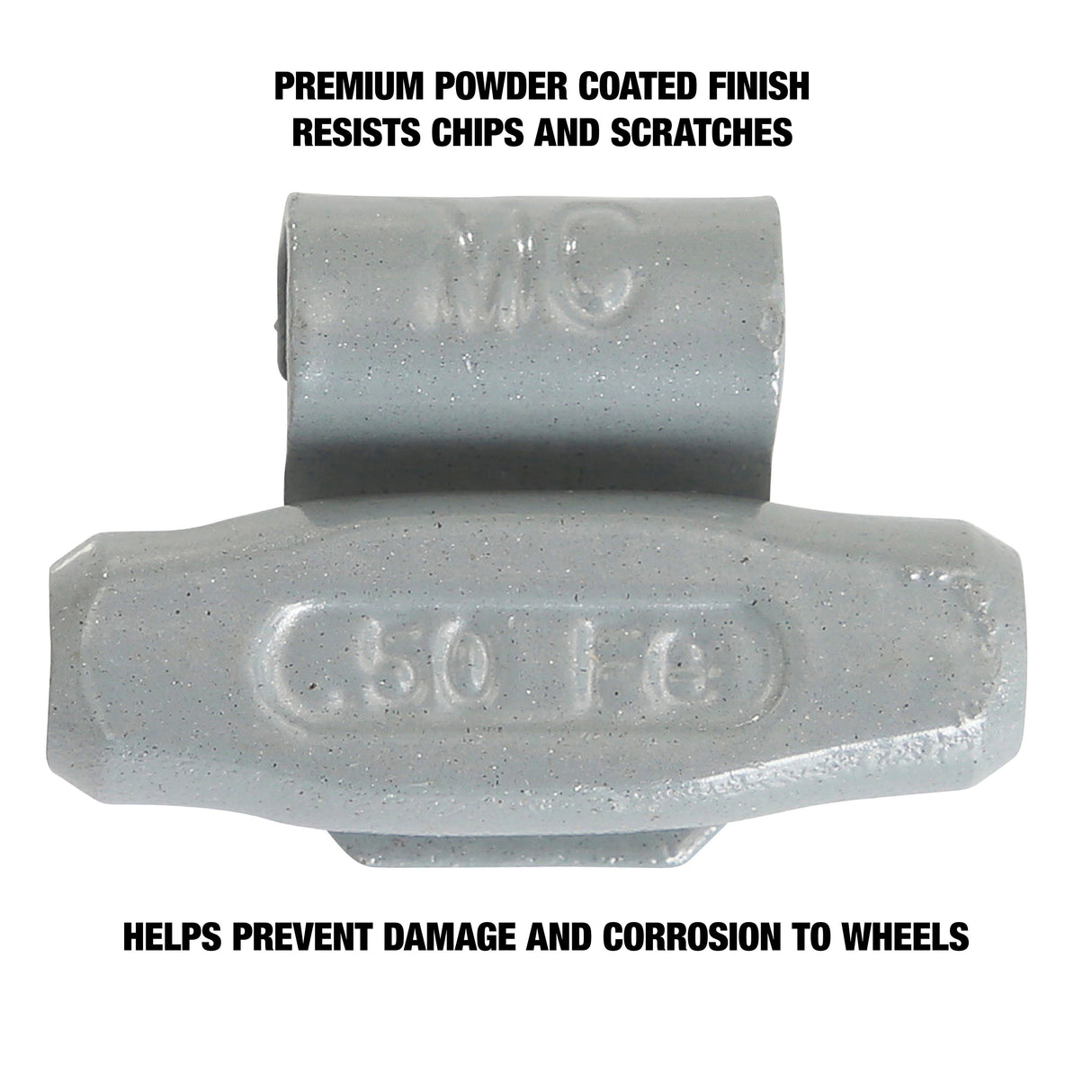 OEMTOOLS 23219 0.50 Oz. MC Style Steel Wheel Weight - 1 Box of 25 Additional Image 3