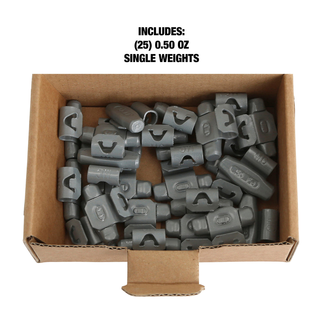 OEMTOOLS 23219 0.50 Oz. MC Style Steel Wheel Weight - 1 Box of 25 Additional Image 4