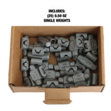 OEMTOOLS 23219 0.50 Oz. MC Style Steel Wheel Weight - 1 Box of 25 Additional Image 4