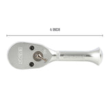 OEMTOOLS 22910 3/8 Inch Drive Ratchet (4 Inch) with Stubby Handle Additional Image 1