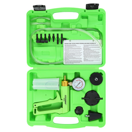 OEMTOOLS 37070 Vacuum Pump Tester, Power Steering and Brake Bleeder Kit Additional Image 2