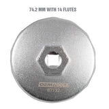 OEMTOOLS 87132 74.2 mm Oil Filter Cap Wrench Additional Image 1
