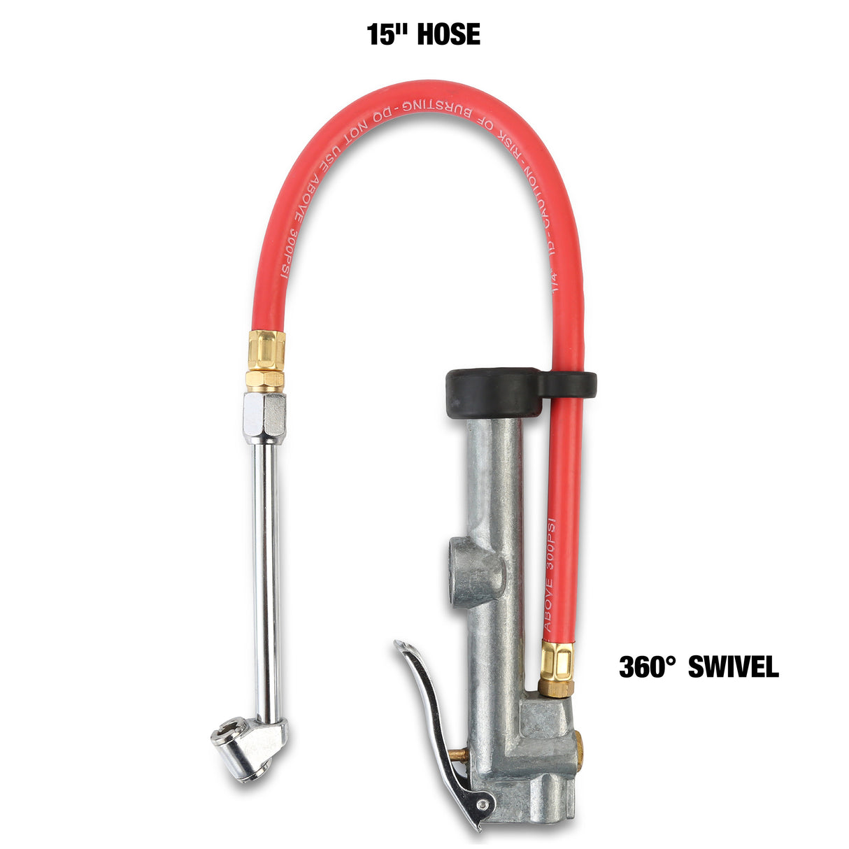 OEMTOOLS 25864 Dual Head Chuck Tire Inflator Gauge Additional Image 2
